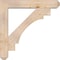Ekena Millwork Merced Craftsman Smooth Bracket w/ Offset Brace, Douglas Fir, 7 1/2"W x 42"D x 42"H BKT0806X42X42MRC04SDF - alternate 2
